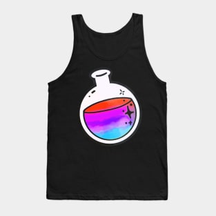 Colourful Round Bottom Flask Chemistry laboratory Tank Top